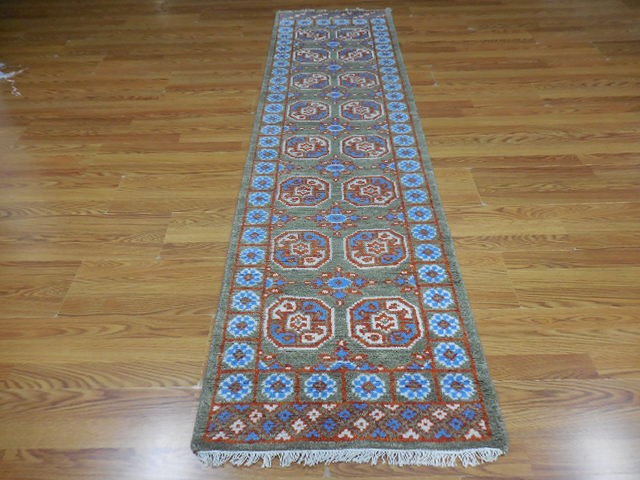 Bohemian Rug, Oushak Turkish Ushak Rug,Contemporary Design Rug 2.2x8.2 Ft