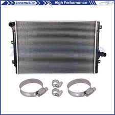 Radiator with Universal Hose Clamps Kit For 2006 2007 2008 2009-2013 Seat Leon