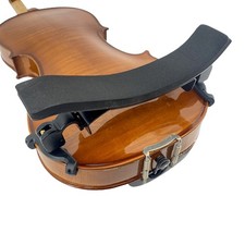 4/4 Violin Shoulder Rest Aluminum Alloy Soft Foam Pad Adjustable Accessories