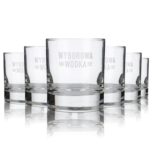 6X Wyborowa Glas 0,2L Tumbler GläSer Set Vodka Longdrink Cocktail Aperitif-image