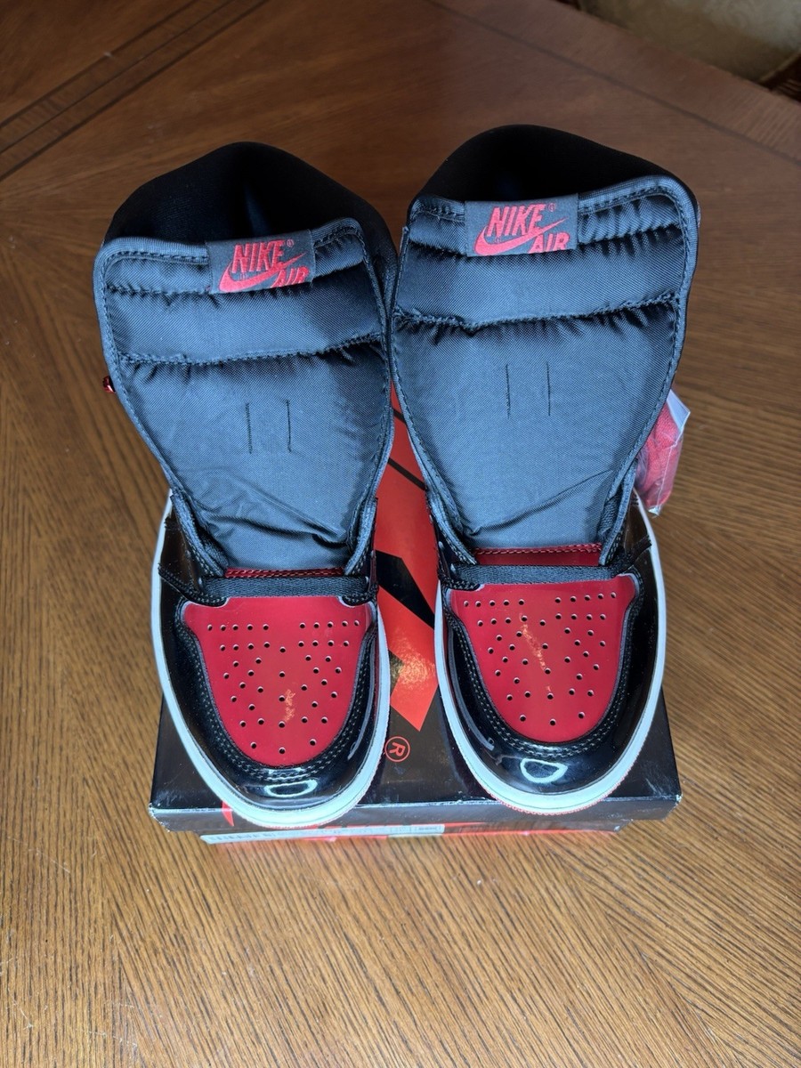 R*様 NIKE AIR JORDAN 1 bred patent us10 Jordan 1 Retro High OG Patent Bred Men's - 555088-063 - US