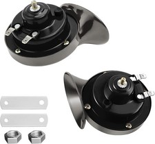 2PCS 300DB Super Loud Train Horns, 12V Waterproof Air Horns Replacement Kit, Car