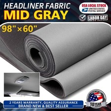 98" 60" Flat Knit Headliner Fabric with Foam Backing Material For Car/Truck Roof
