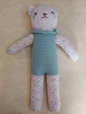 Blabla Tweedy Bear Blueberry Knit Doll 18" Plush Stuffed Animal