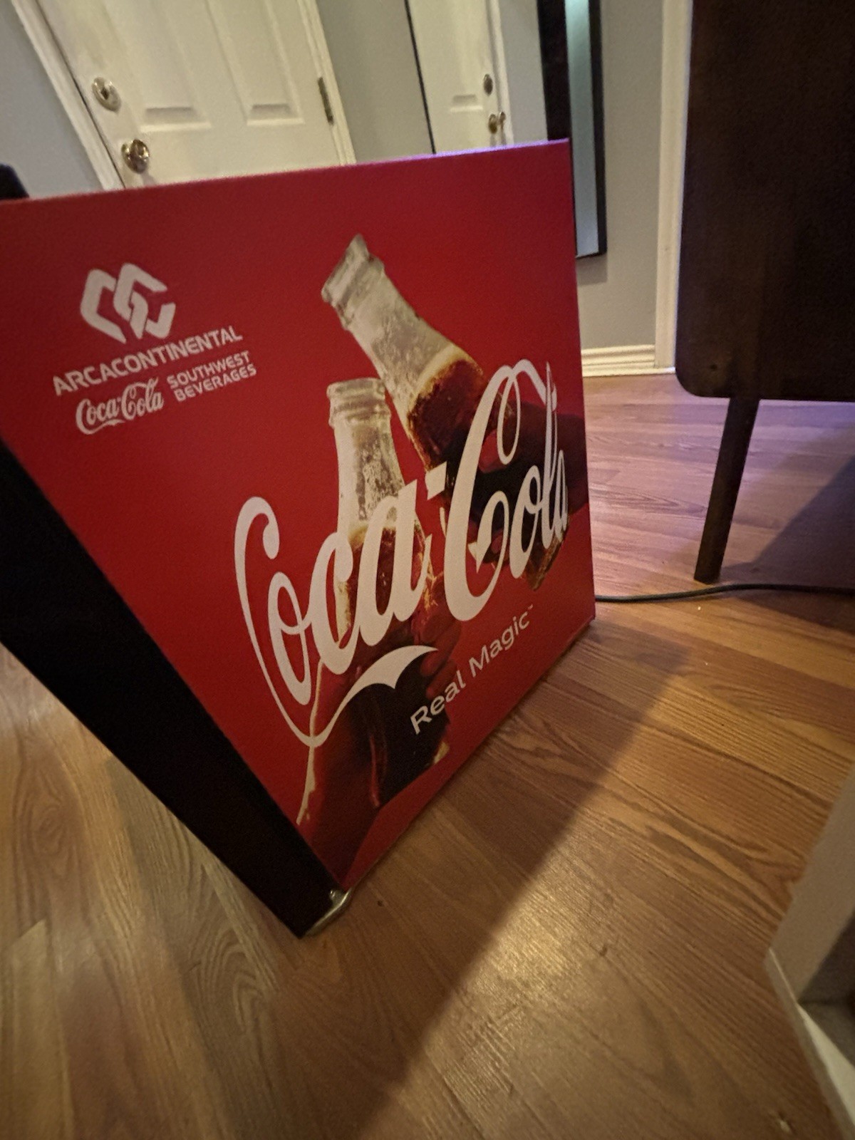 His Is A Coca-Cola Branded Commercial-style Mini Beverage Cooler Working Great