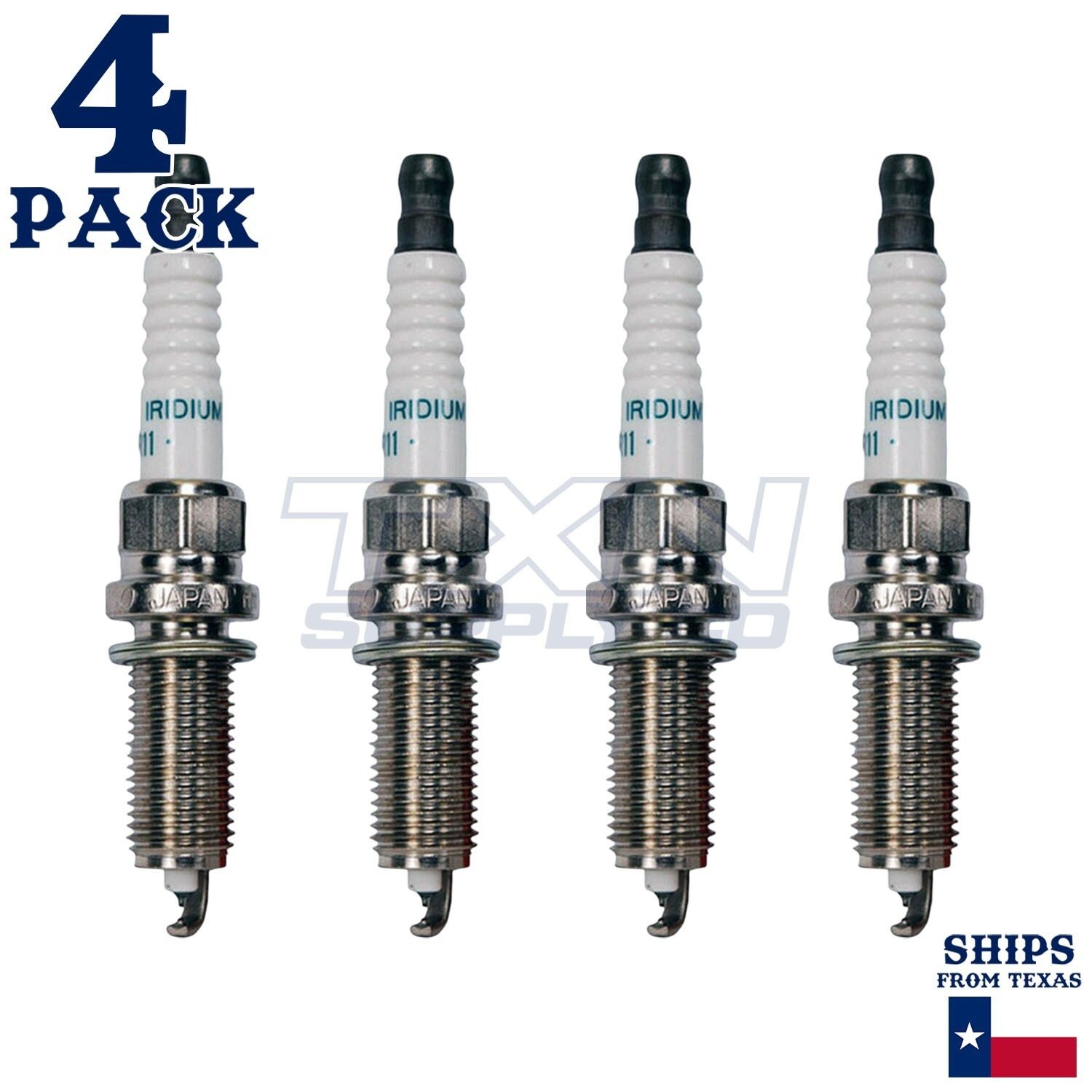 4 Pack Denso 3457 Iridium Long Life Spark Plugs FXE24HR-11