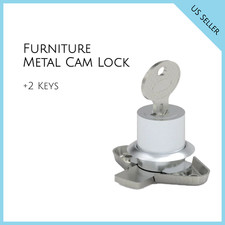 Baby Safety Furniture Metal Cam Lock w/ 2 Keys. Part  030.01