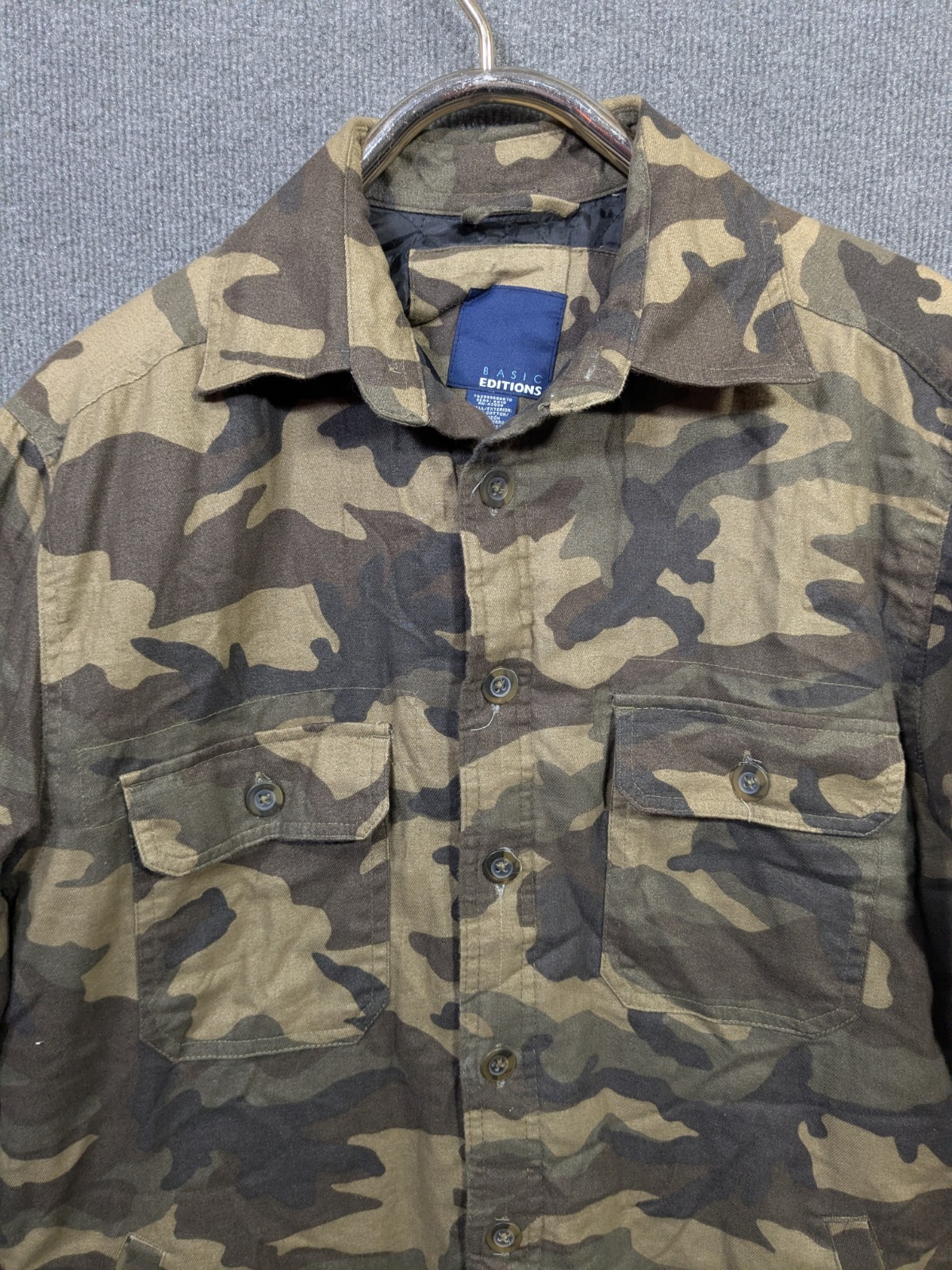 Vtg Basic Editions Jacket Men Small Quilt Lined W… - image 2