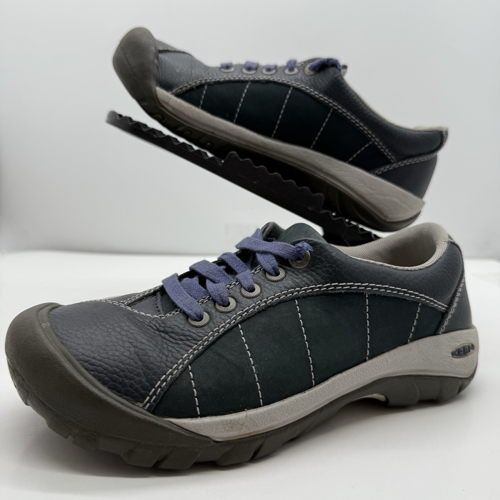Scarpe da trekking Keen Presidio basse donna 7 5 sneakers trail trekking pelle blu