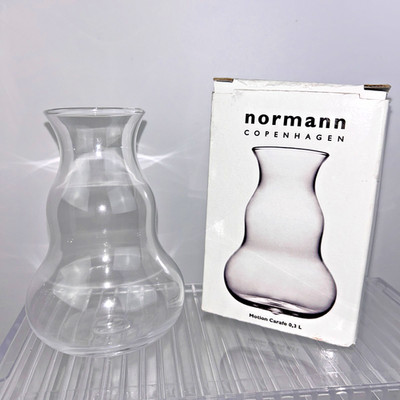 Normann Copenhagen Ole Jensen Rocking Motion Glass Carafe 0,3L 5'' Scandi NOTE