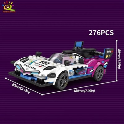 MOC LEGO Car: Acura Le Mans Racing Car Building Blocks Set (276