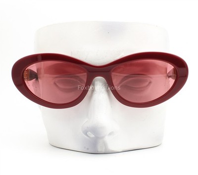 Chanel Sunglasses ch5538QA 1792/7N Dark Red Gold Metal CC Logo