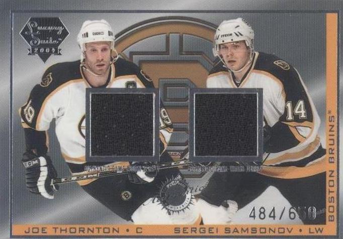 2003-04 Pacific Luxury Suite - Joe Thornton Sergei Samsonov #26 - 1 of 1