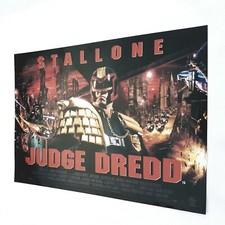 Jugge Dredd / SStallone/  Orginal UK Mini Quad Movie Poster 1995 40cm x 30cm