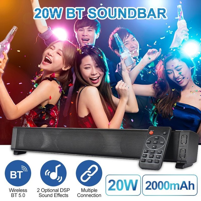 Wireless TV Sound Bar Home Theater Subwoofer Stereo Bluetooth Soundbar Speaker Wireless TV Sound Bar Home Theater Subwoofer Stereo Bluetooth Soundbar Speaker