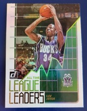 2020-21 Panini Donruss All-Time League Leaders Ray Allen Green Flood #4