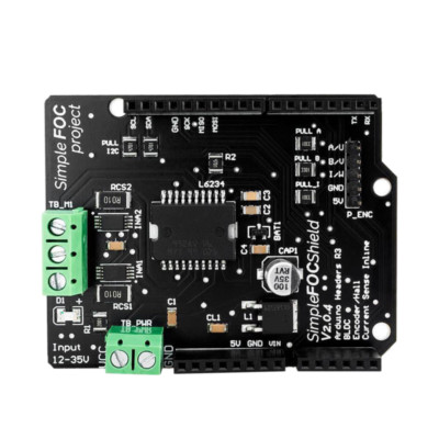 SimpleFOC Shield V2.0.4 FOC BLDC Motor Controller Board for Arduino Servo 24 USA