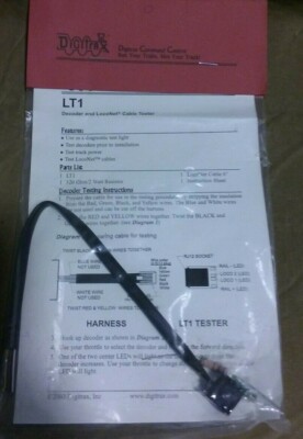 Digitrax command control L1 decoder and LocoNet Cable tester