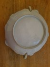 Vintage Painted Bowl and Beaded gold Raised Design Pink Flowers w/Handles — photo 2