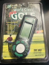 Radica Electronic Handheld World Class Pro Golf Game 1998 Vintage Sports Course