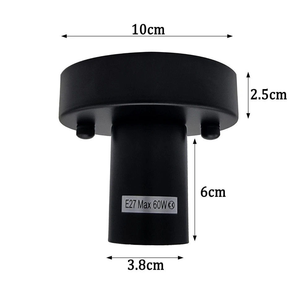 industrial ceiling light e27 semi flush mount light metal light for living room 
