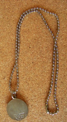 Colorado Rockies logo silver tone necklace TARNISHED - Picture 6 of 10