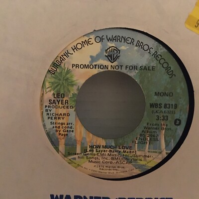 Leo Sayer-How Much Love  ( PROMO )