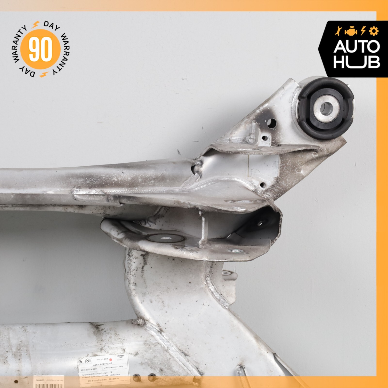 07-11 Bentley Continental GTC Rear Subframe Crossmember Cross Member OEM 46k
