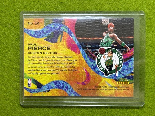 Paul Pierce GOLD FOIL COURT KINGS Card SP 2022 Panini ARTISTRY IN MOTION Celtics - Picture 2 of 24