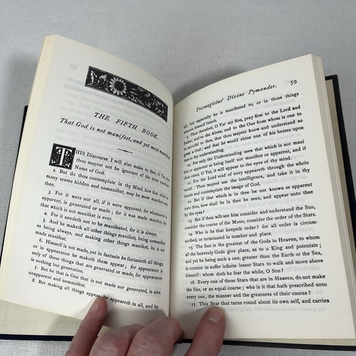 DIVINE PYMANDER OF HERMES TRISMEGISTUS Hardcover Yogi Publication Society OOP - Picture 6 of 7