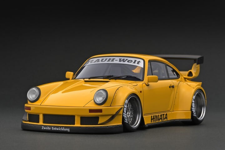Ignition Model 1/18 Porsche 911 RWB 930 Yellow IG3621 Work M1