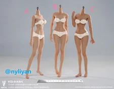 Stock VERYCOOL VCD-01 1/6 Female Body Medium Chest Figure Flexible Silicone Body