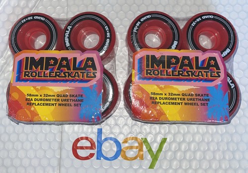 Roues De Patins Impala - Lot De 4 - 58mm X 32mm - Paillettes Holographiques - Neuf