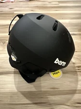 Bern BRAND NEW Junior Snow Helmet Macon 2.0 Jr. MIPS Matte Black Size S/M