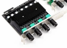 4way 3-Pin/4pin PCI Cooling Fan Speed Controller PC Case Fan ON/OFF Adapter