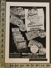 1949 TOY AD MUSIC RECORD ALBUM PLAYSONG WA-FELD CO NY MOTHER GOOSE WESTERN TC73