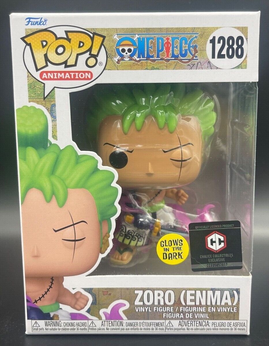 Funko Pop OnePiece : ZORO (Enma) #1288 Chalice Exclusive Vinyl w/Case  MINT