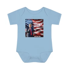 T-R-U-M-P Anthem 2024 by Captain USA - President Donald J Trump Infant Baby Rib