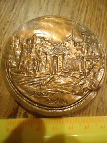 MEDAILLE BRONZE DOCET OMNIA FRANCOIS 1ER signée BADUEL FRENCH MEDAL Médaille - Picture 2 of 2