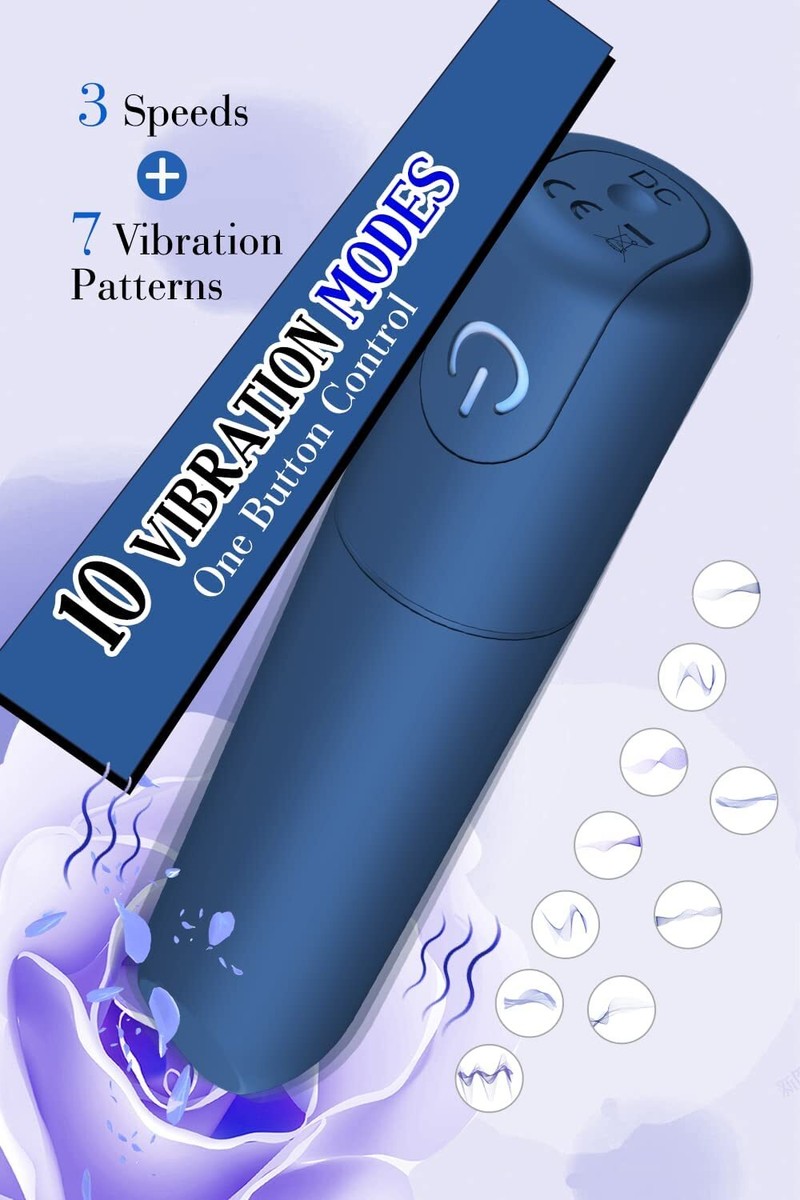 Bullet Vibrator with Angled Tip for Precision Clitoral Stimulation,  Rechargeable | eBay