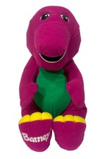 Vintage 1996 Barney Talking Purple Dinosaur PlaySkool Plush Lyons Near mint