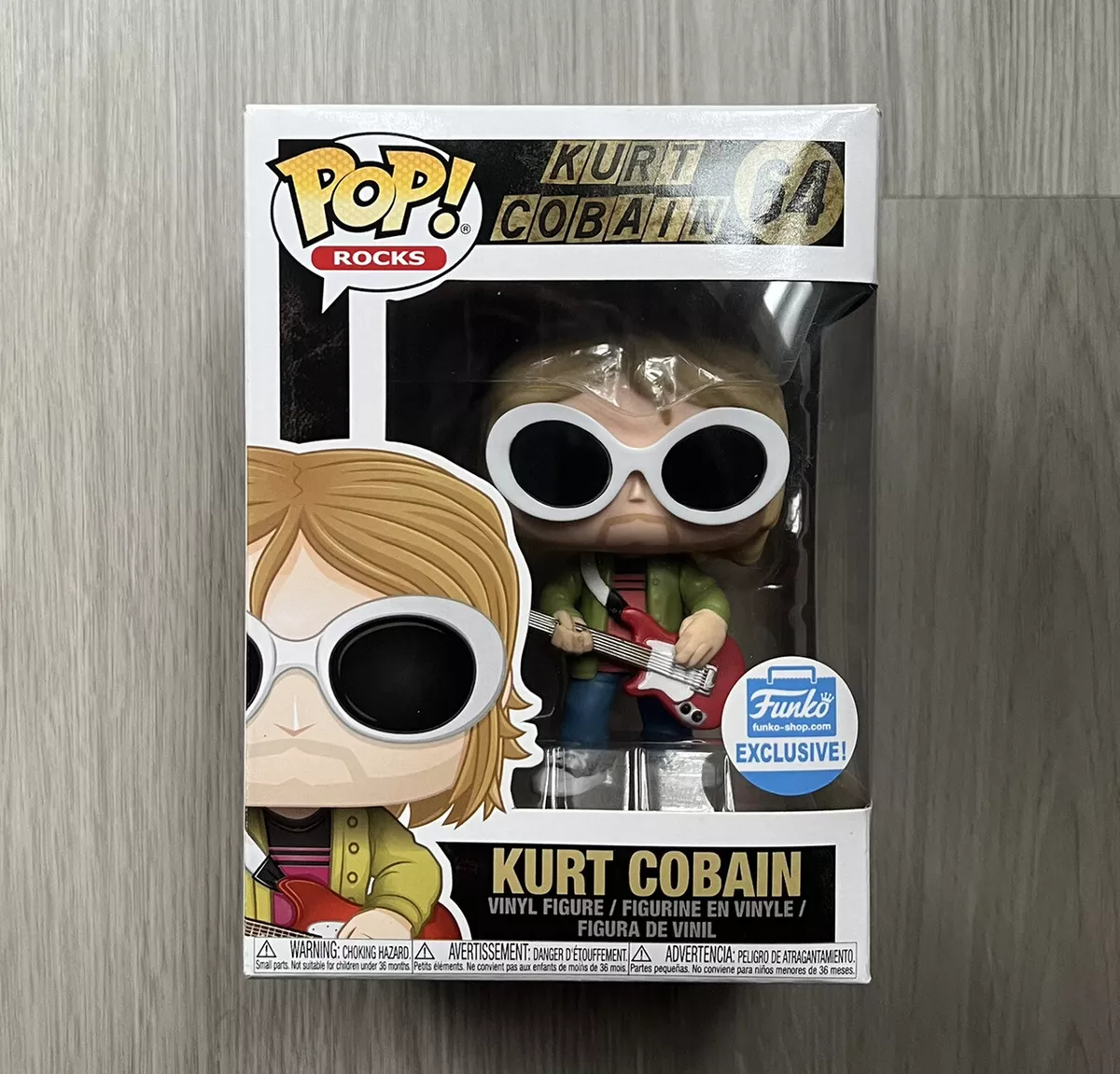Kurt Cobain Funko Pop Rocks 64 Nirvana Sunglasses Shop