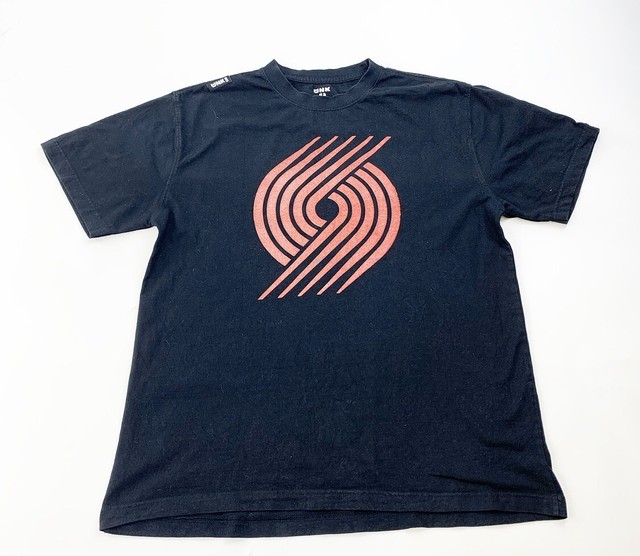 Vintage Portland Trail Blazers Shirt Adult XL Black Team Apparel UNK Big Logo | eBay