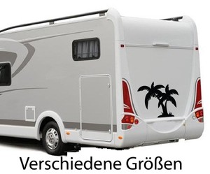 Wohnmobil Wohnwagen Caravan Aufkleber Palmen Ebay