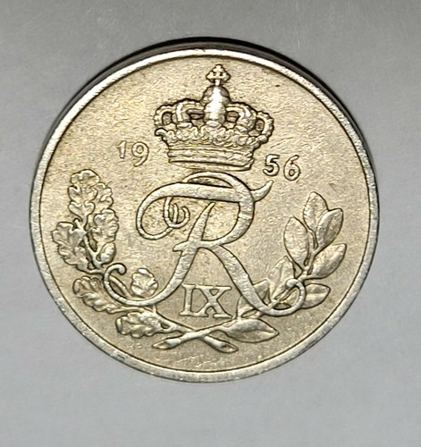 DÄNEMARK 1956 10 ERZ MÜNZE ZIRKULIERT BT-322 - Bild 1 von 2