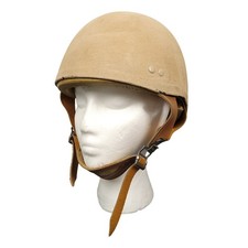 Vintage Saratoga Polo Riding Helmet Beige Equestrian Horseback Retro Sport