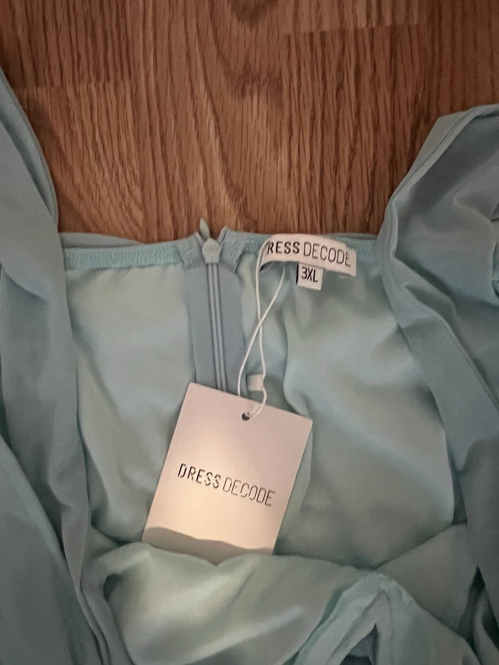 Vestido Largo Decode Azul Talla 3XL Foto 3 de 3