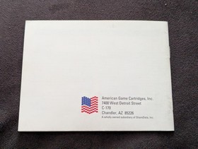 Death Race Nintendo NES Instruction Manual Booklet Only No Game!