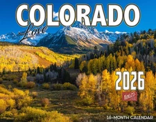2026 Colorado Scenic Wall Calendar 16-Month X-Large Size 14x22 | FREE SHIPPING