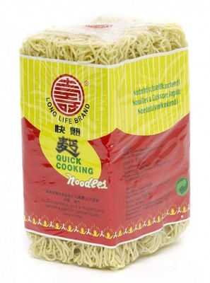 [ 500g ] LONG LIFE BRAND Schnellkochende Nudeln / Wok Nudeln / Mie